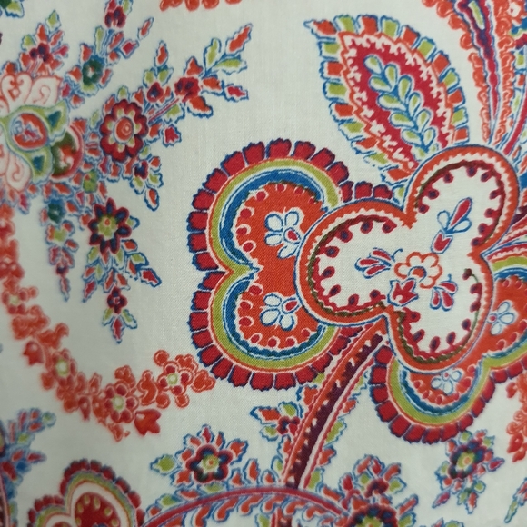 Sportscraft Liberty Fabric Paisley Floral Print Sleeveless Blouse Size 14 - Picture 11 of 12